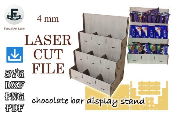 Expositor De Barras De Chocolate Creativo Digital